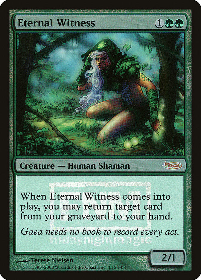 Eternal Witness [Friday Night Magic 2008] MTG Single Magic: The Gathering | Red Claw Gaming