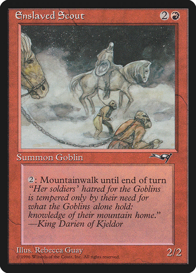 Enslaved Scout (Horse Art) [Alliances] MTG Single Magic: The Gathering | Red Claw Gaming