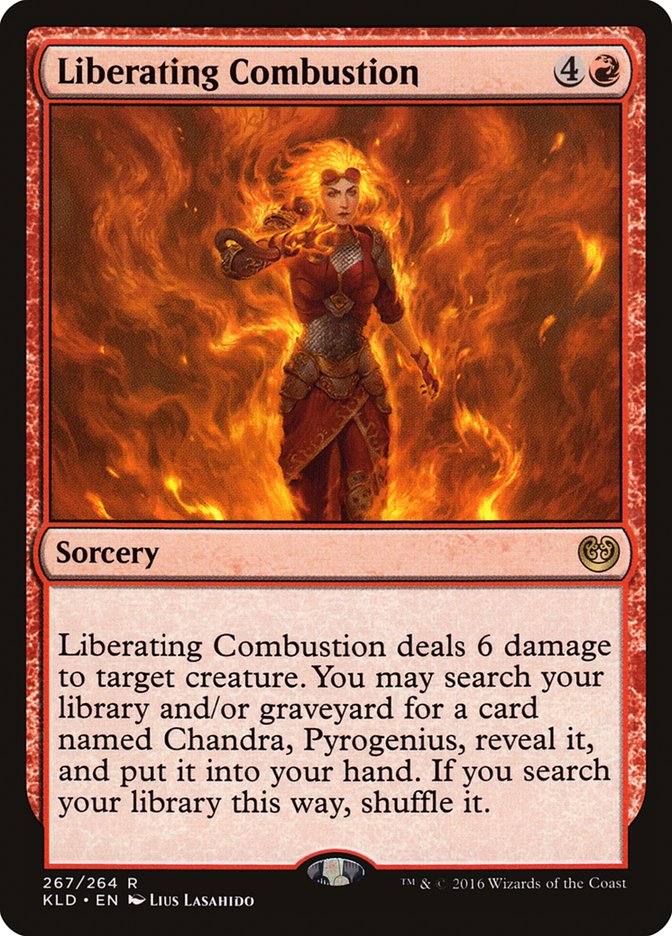 Liberating Combustion [Kaladesh] MTG Single Magic: The Gathering | Red Claw Gaming