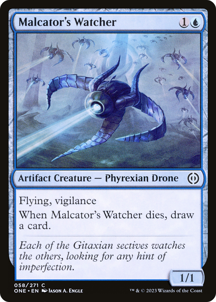 Malcator's Watcher [Phyrexia: All Will Be One] MTG Single Magic: The Gathering | Red Claw Gaming
