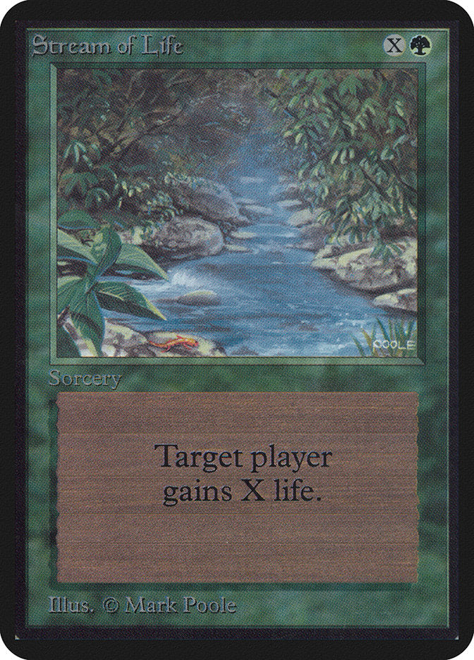 Stream of Life [Alpha Edition] MTG Single Magic: The Gathering | Red Claw Gaming