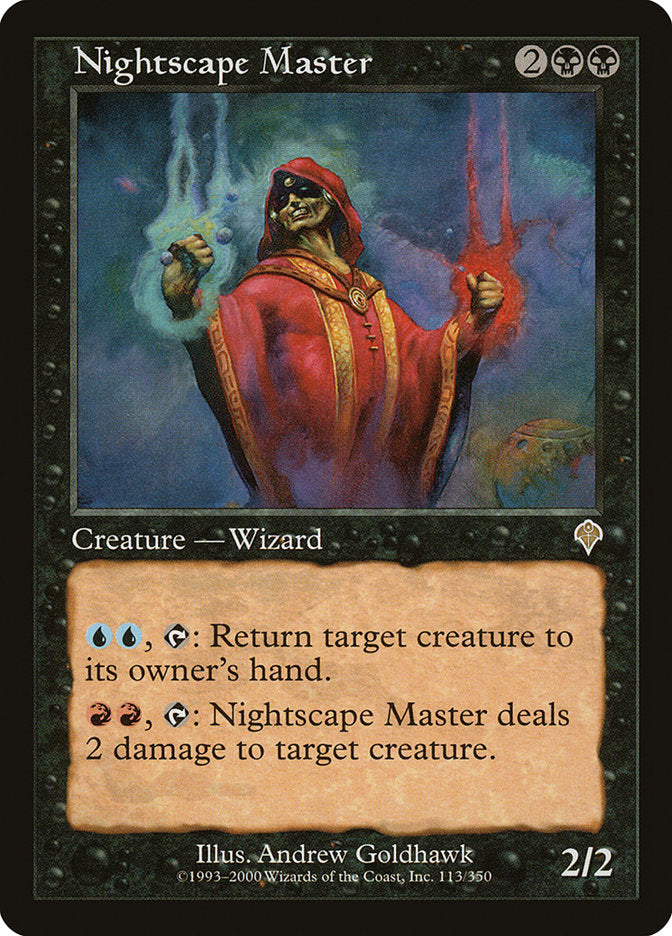 Nightscape Master [Invasion] MTG Single Magic: The Gathering | Red Claw Gaming