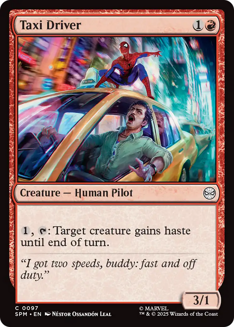 Taxi Driver [Marvel's Spider-Man] MTG Single Magic: The Gathering | Red Claw Gaming