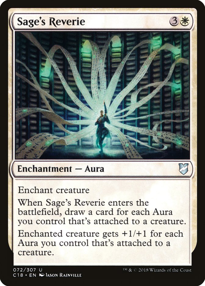 Sage's Reverie [Commander 2018] MTG Single Magic: The Gathering | Red Claw Gaming