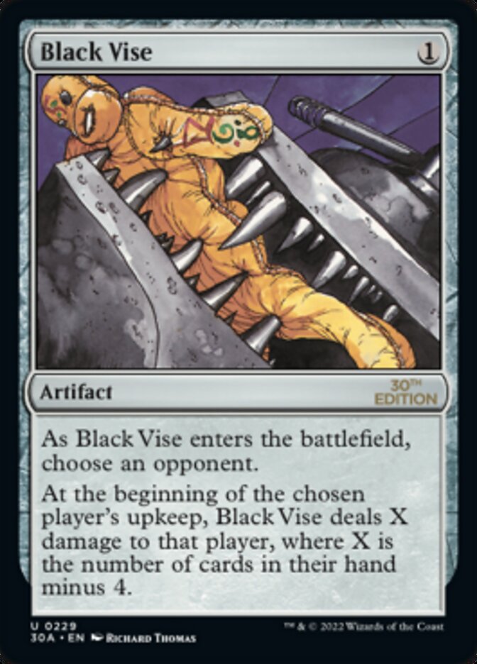 Black Vise [30th Anniversary Edition] MTG Single Magic: The Gathering | Red Claw Gaming