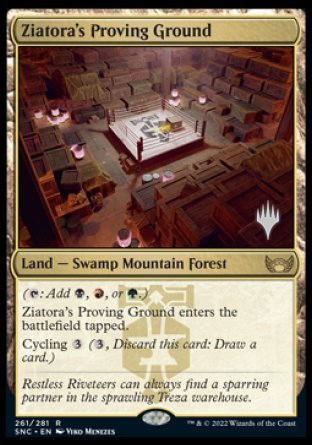 Ziatora's Proving Ground (Promo Pack) [Streets of New Capenna Promos] MTG Single Magic: The Gathering | Red Claw Gaming