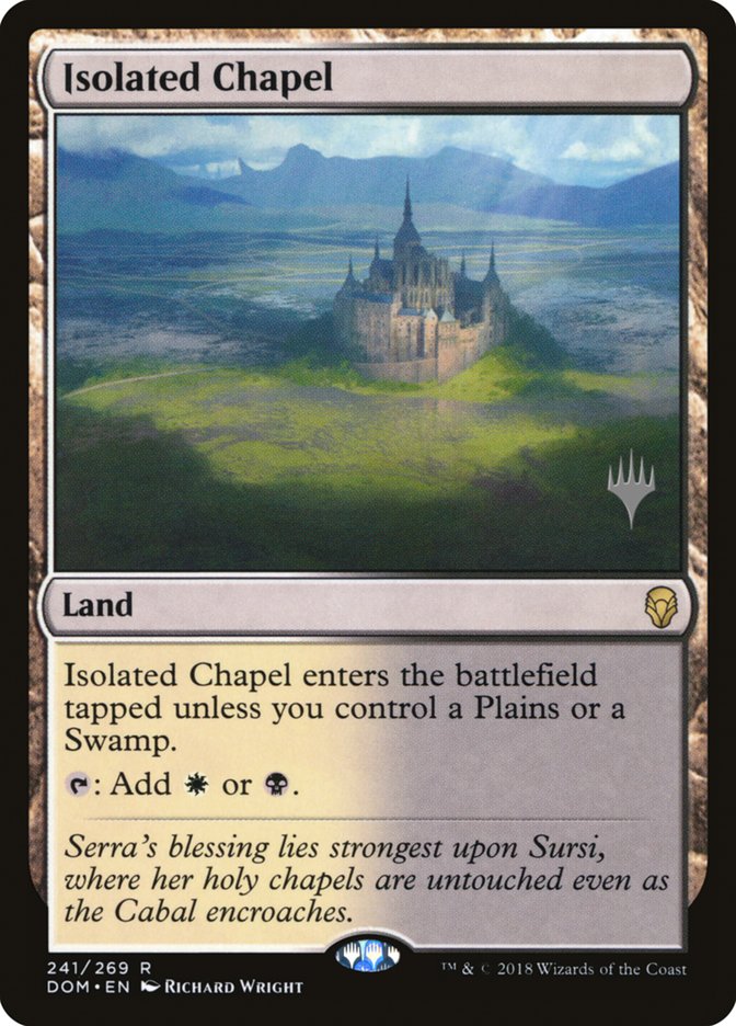 Isolated Chapel (Promo Pack) [Dominaria Promos] MTG Single Magic: The Gathering | Red Claw Gaming