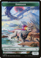 Citizen // Dinosaur Double-Sided Token [The List] | Red Claw Gaming