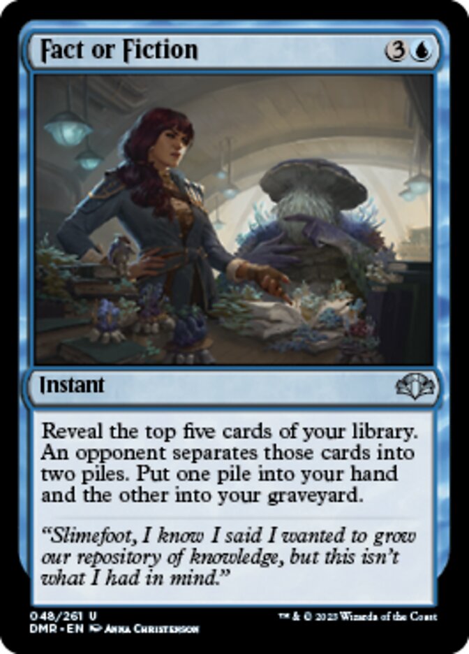 Fact or Fiction [Dominaria Remastered] MTG Single Magic: The Gathering | Red Claw Gaming