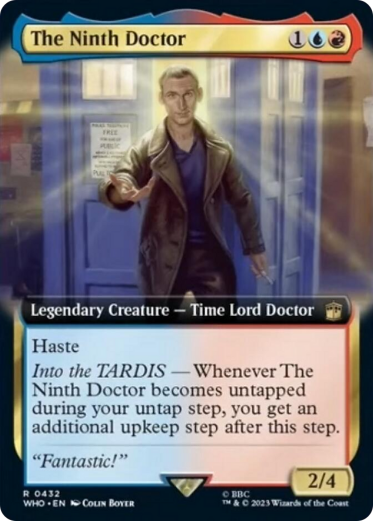 The Ninth Doctor (Extended Art) [Doctor Who] MTG Single Magic: The Gathering | Red Claw Gaming