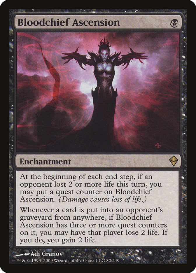 Bloodchief Ascension [Zendikar] MTG Single Magic: The Gathering | Red Claw Gaming