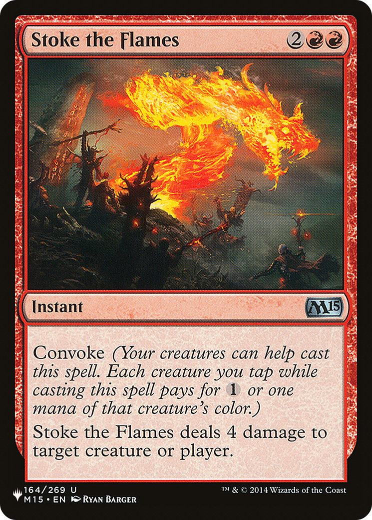 Stoke the Flames [The List] MTG Single Magic: The Gathering | Red Claw Gaming