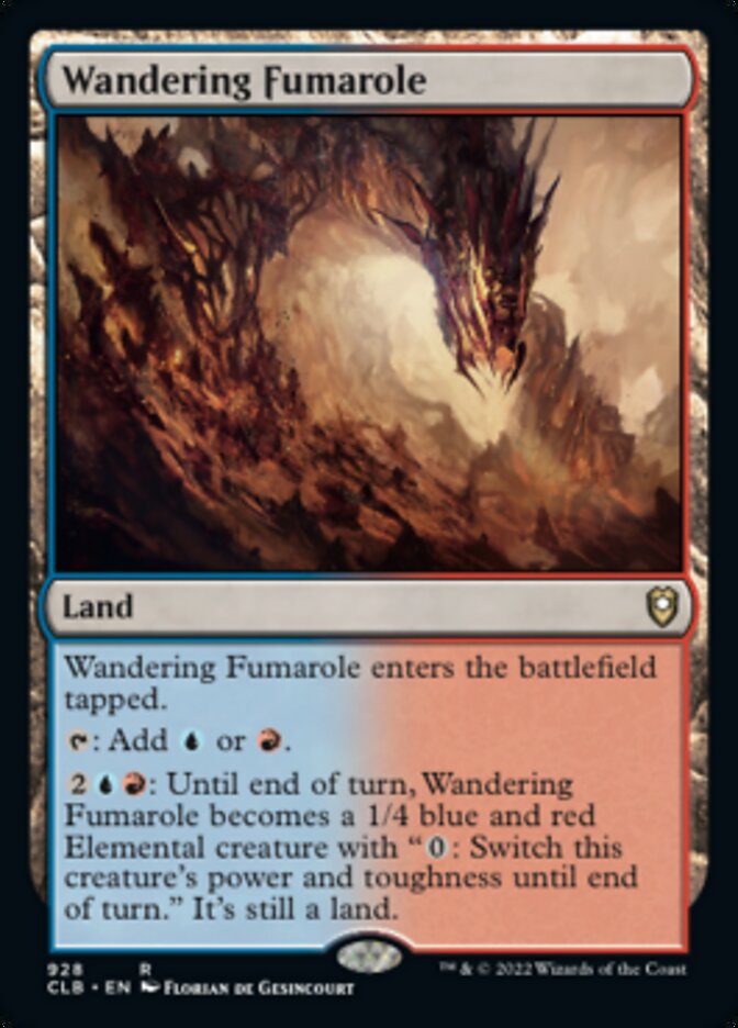 Wandering Fumarole [Commander Legends: Battle for Baldur's Gate] MTG Single Magic: The Gathering | Red Claw Gaming