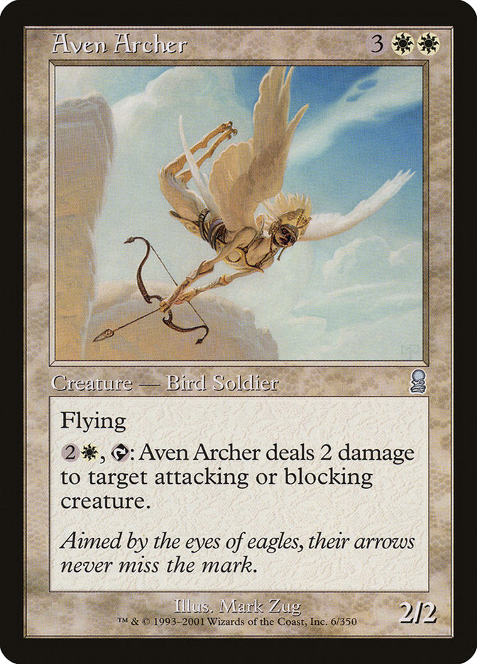 Aven Archer [Odyssey] MTG Single Magic: The Gathering | Red Claw Gaming