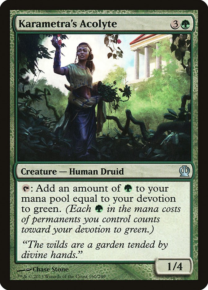 Karametra's Acolyte [Theros] MTG Single Magic: The Gathering | Red Claw Gaming