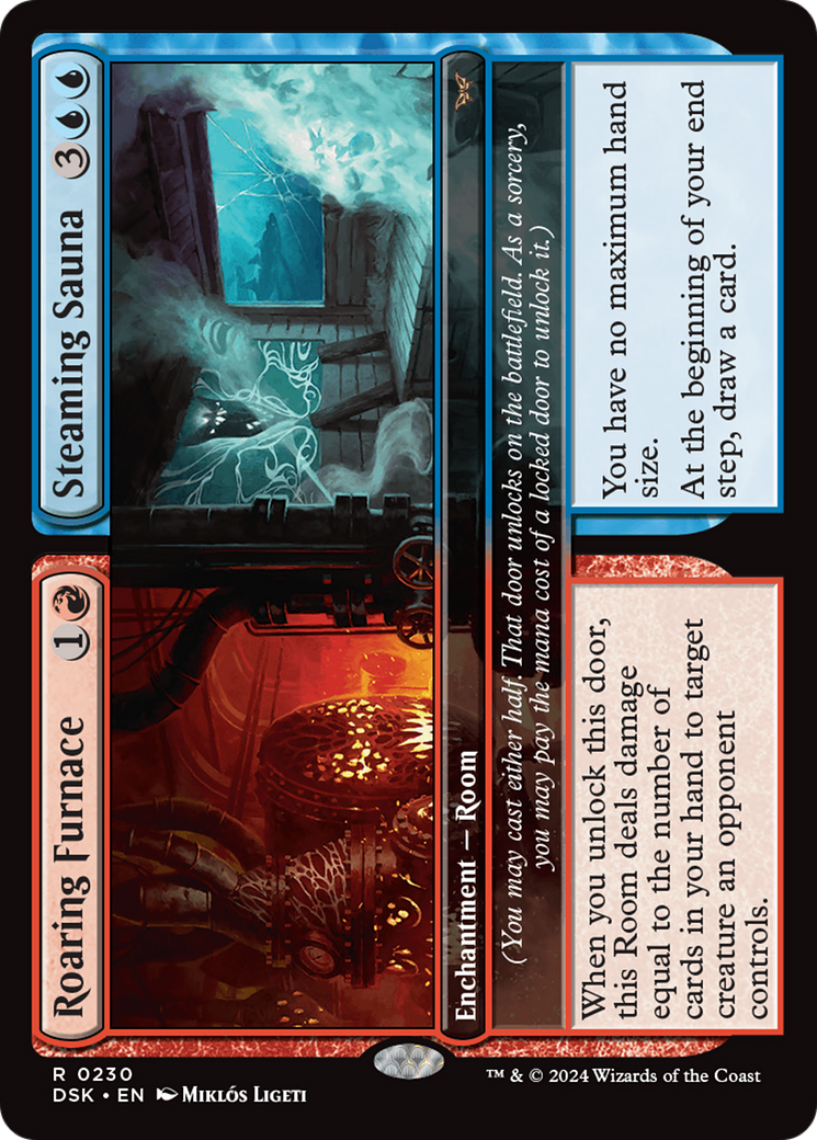 Roaring Furnace // Steaming Sauna [Duskmourn: House of Horror] MTG Single Magic: The Gathering | Red Claw Gaming