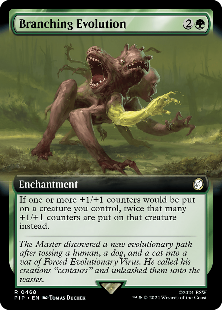Branching Evolution (Extended Art) [Fallout] MTG Single Magic: The Gathering    | Red Claw Gaming
