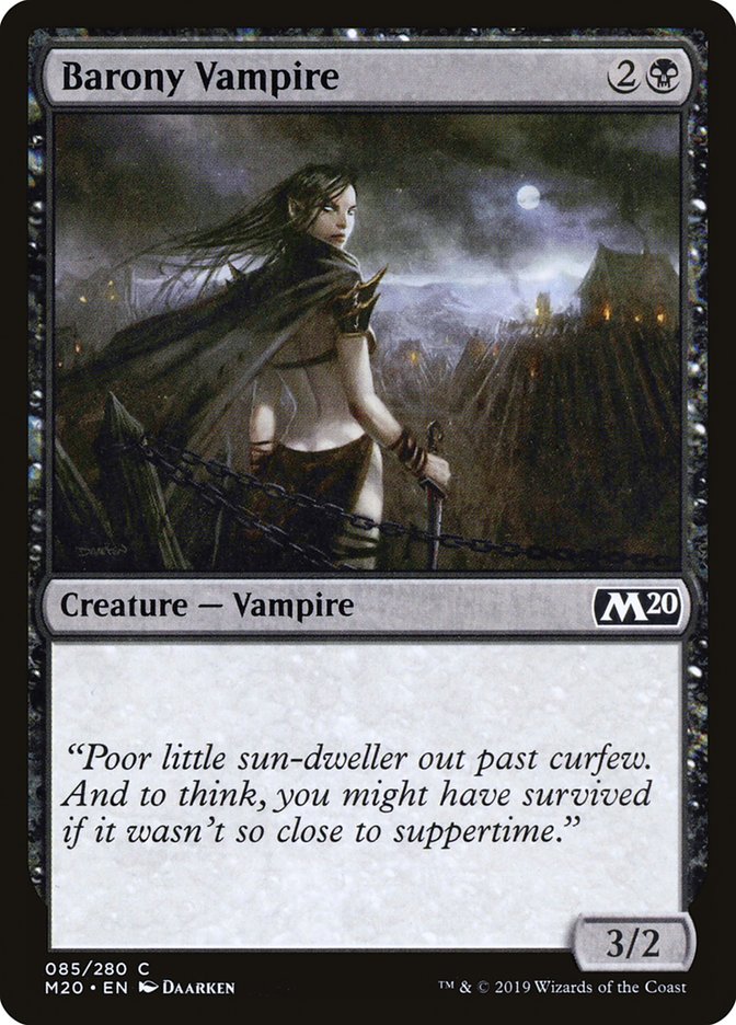 Barony Vampire [Core Set 2020] MTG Single Magic: The Gathering | Red Claw Gaming
