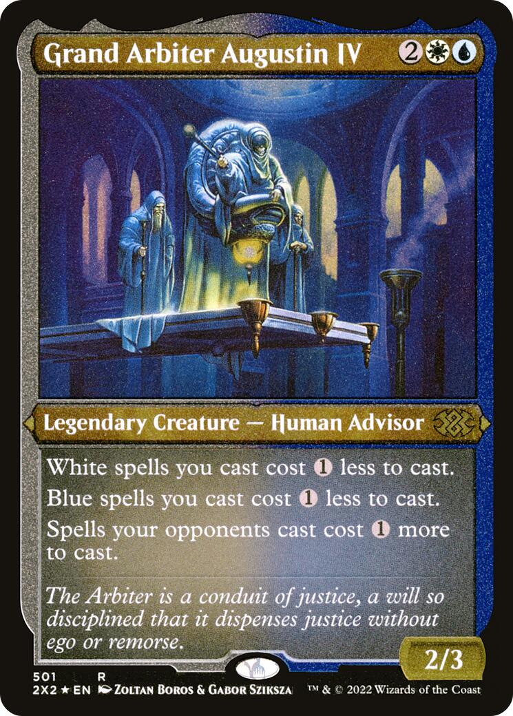 Grand Arbiter Augustin IV (Foil Etched) [Double Masters 2022] MTG Single Magic: The Gathering    | Red Claw Gaming