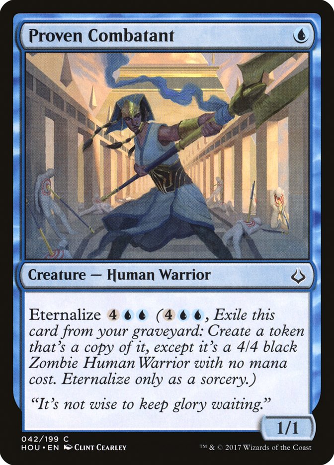 Proven Combatant [Hour of Devastation] MTG Single Magic: The Gathering | Red Claw Gaming