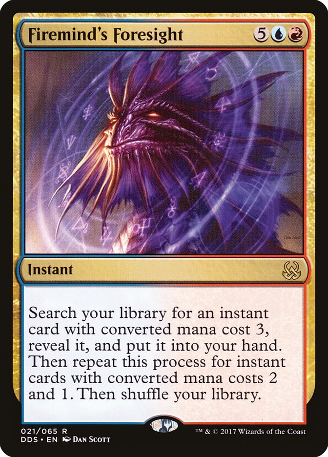 Firemind's Foresight [Duel Decks: Mind vs. Might] MTG Single Magic: The Gathering | Red Claw Gaming