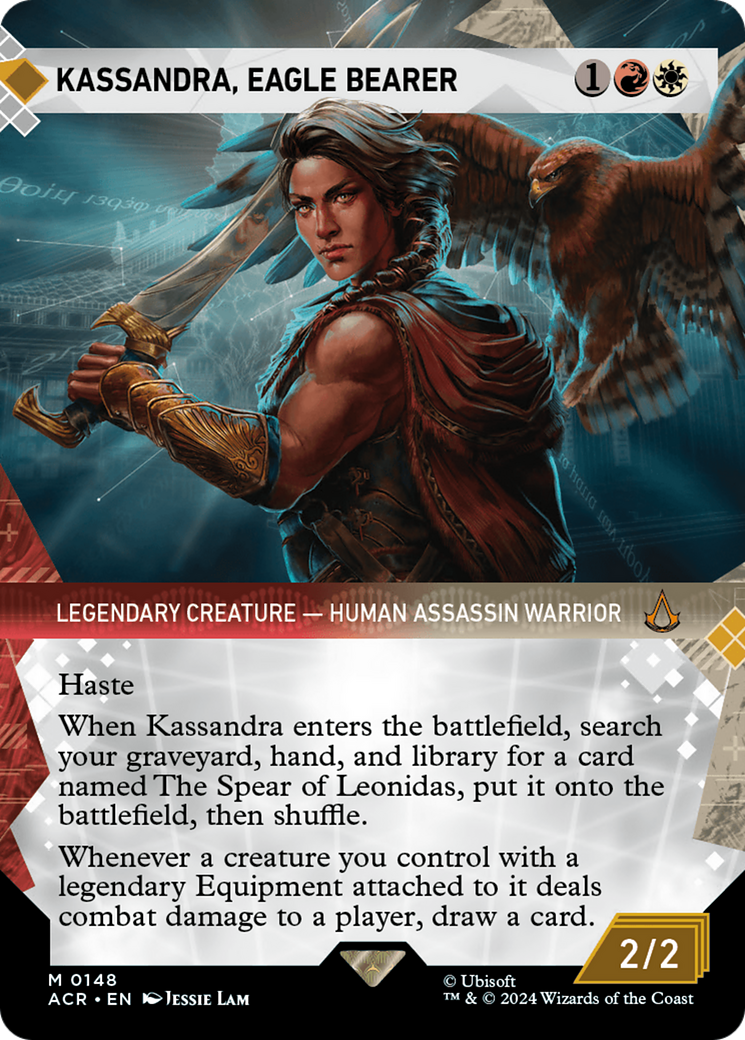 Kassandra, Eagle Bearer (Showcase) [Assassin's Creed] MTG Single Magic: The Gathering | Red Claw Gaming