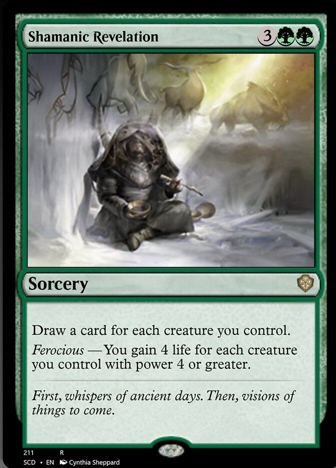 Shamanic Revelation [Starter Commander Decks] MTG Single Magic: The Gathering | Red Claw Gaming