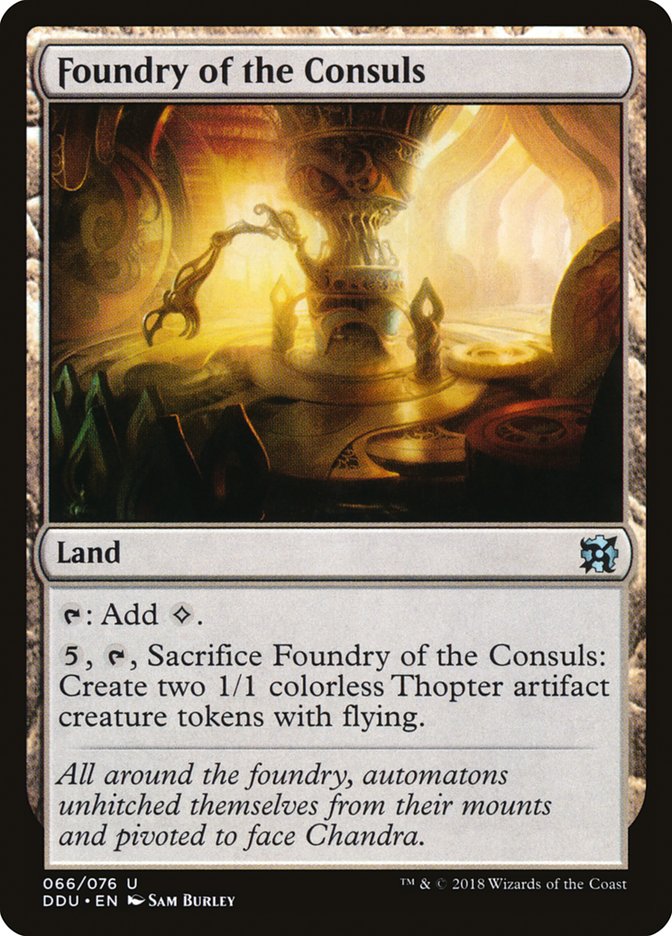 Foundry of the Consuls [Duel Decks: Elves vs. Inventors] MTG Single Magic: The Gathering | Red Claw Gaming