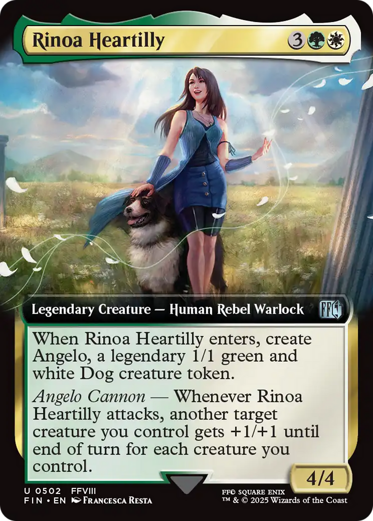 Rinoa Heartilly (Extended Art) [FINAL FANTASY] MTG Single Magic: The Gathering | Red Claw Gaming