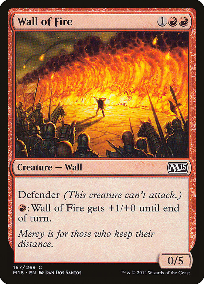 Wall of Fire [Magic 2015] MTG Single Magic: The Gathering | Red Claw Gaming