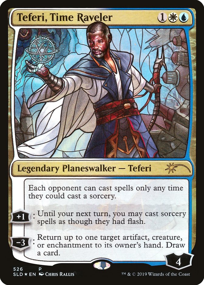 Teferi, Time Raveler (Stained Glass) [Secret Lair Drop Promos] MTG Single Magic: The Gathering | Red Claw Gaming