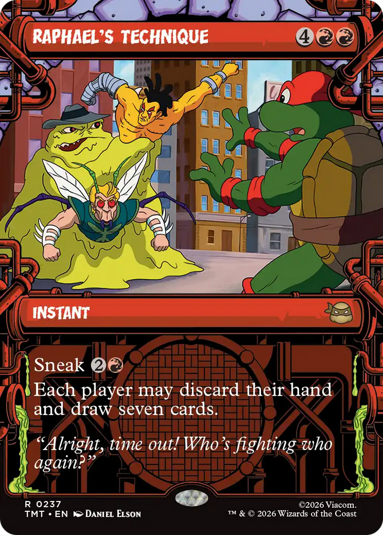Raphael's Technique (Showcase) [Teenage Mutant Ninja Turtles] MTG Single Magic: The Gathering | Red Claw Gaming