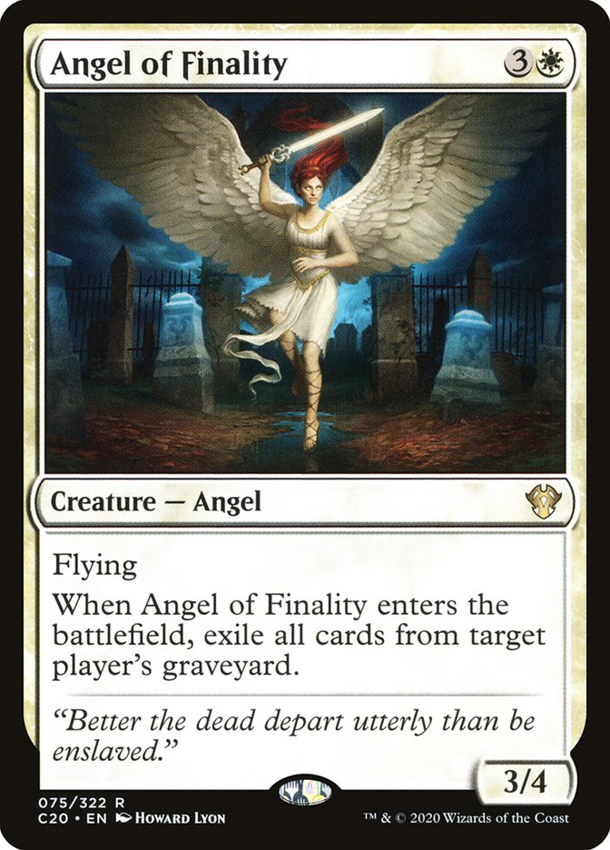 Angel of Finality [Commander 2020] MTG Single Magic: The Gathering | Red Claw Gaming