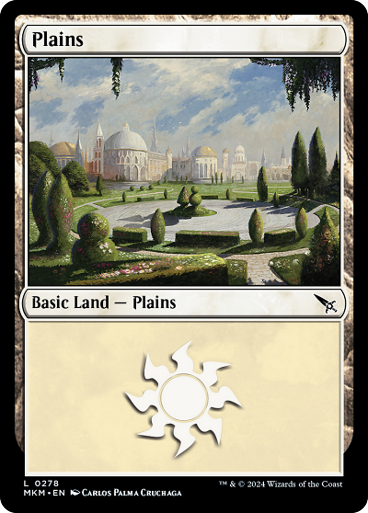 Plains (0278) [Murders at Karlov Manor] MTG Single Magic: The Gathering    | Red Claw Gaming