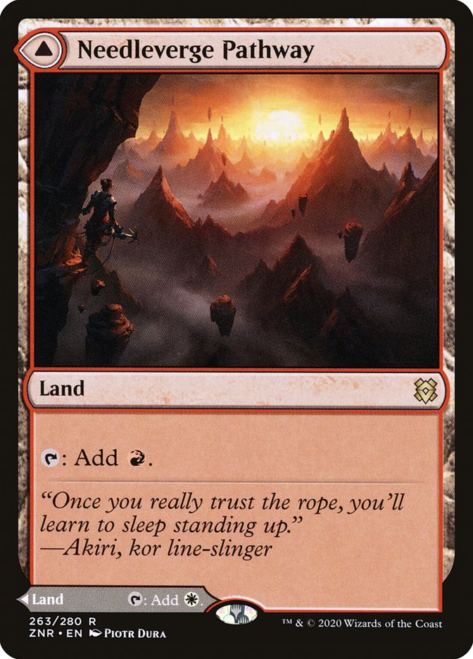 Needleverge Pathway // Pillarverge Pathway [Zendikar Rising] MTG Single Magic: The Gathering | Red Claw Gaming