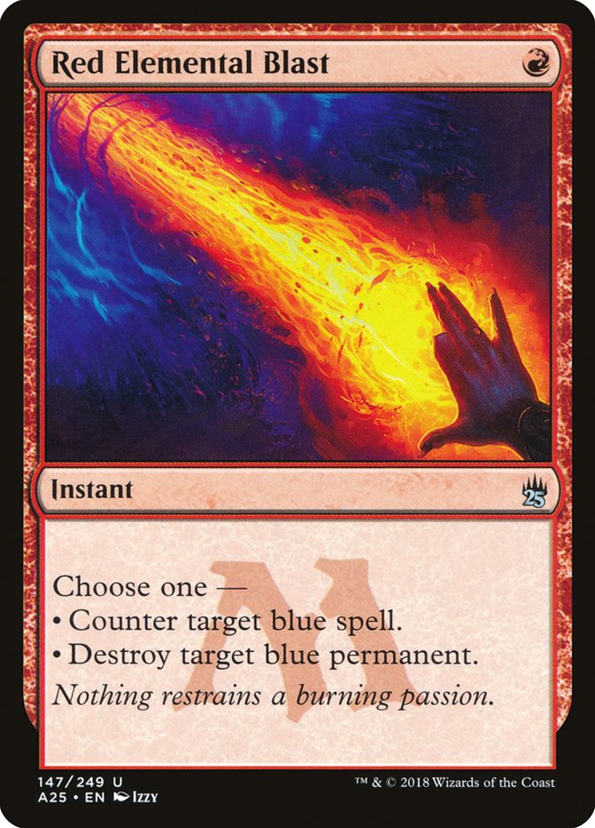 Red Elemental Blast [Masters 25] MTG Single Magic: The Gathering | Red Claw Gaming
