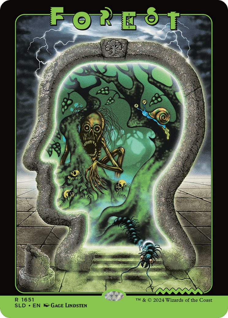 Forest (1651) [Secret Lair Drop Series] MTG Single Magic: The Gathering | Red Claw Gaming