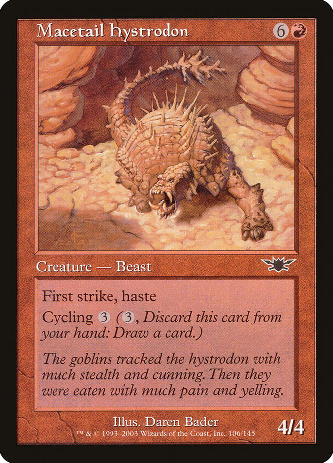 Macetail Hystrodon [Legions] MTG Single Magic: The Gathering | Red Claw Gaming
