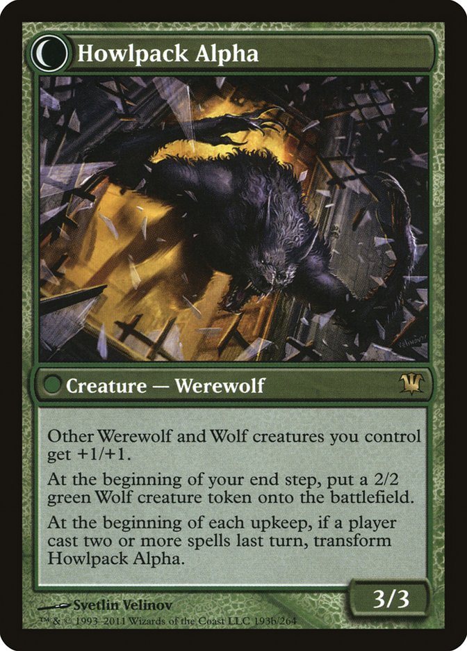 Mayor of Avabruck // Howlpack Alpha [Innistrad] MTG Single Magic: The Gathering | Red Claw Gaming