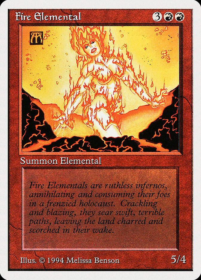 Fire Elemental [Summer Magic / Edgar] MTG Single Magic: The Gathering | Red Claw Gaming