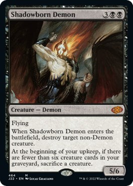 Shadowborn Demon [Jumpstart 2022] MTG Single Magic: The Gathering | Red Claw Gaming