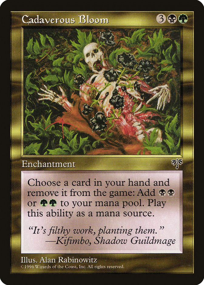 Cadaverous Bloom [Mirage] MTG Single Magic: The Gathering | Red Claw Gaming