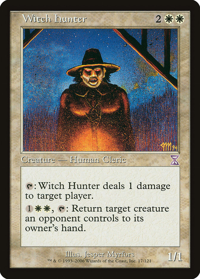 Witch Hunter [Time Spiral Timeshifted] MTG Single Magic: The Gathering | Red Claw Gaming