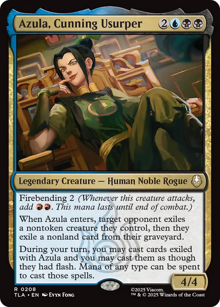 Azula, Cunning Usurper [Avatar: The Last Airbender] MTG Single Magic: The Gathering | Red Claw Gaming