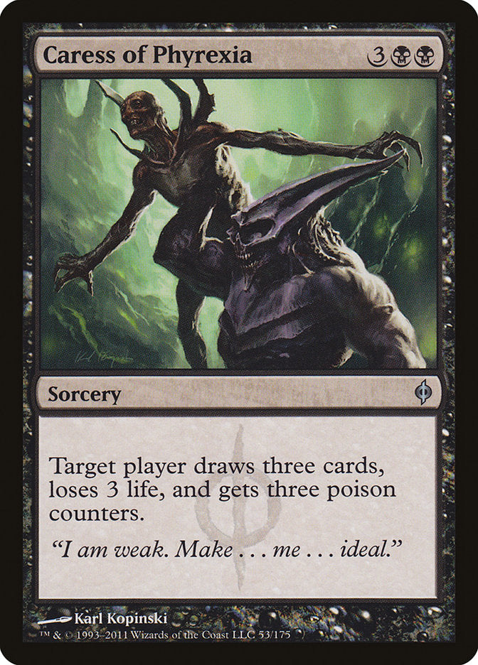 Caress of Phyrexia [New Phyrexia] MTG Single Magic: The Gathering | Red Claw Gaming