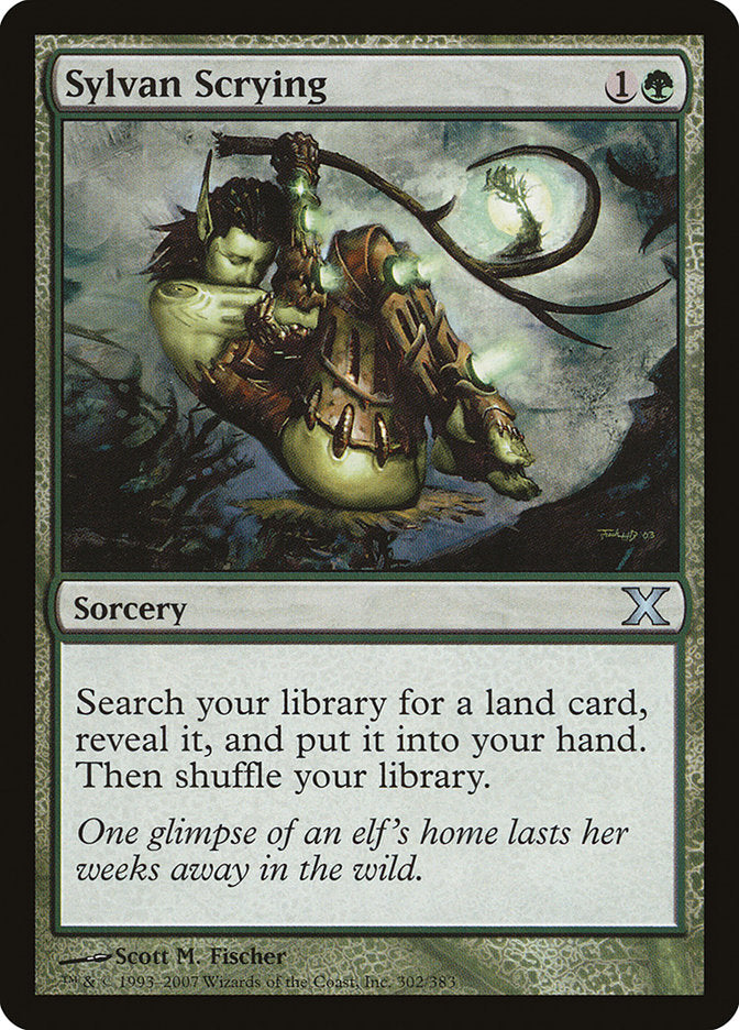 Sylvan Scrying [Tenth Edition] MTG Single Magic: The Gathering | Red Claw Gaming