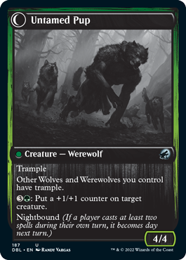 Hound Tamer // Untamed Pup [Innistrad: Double Feature] MTG Single Magic: The Gathering | Red Claw Gaming