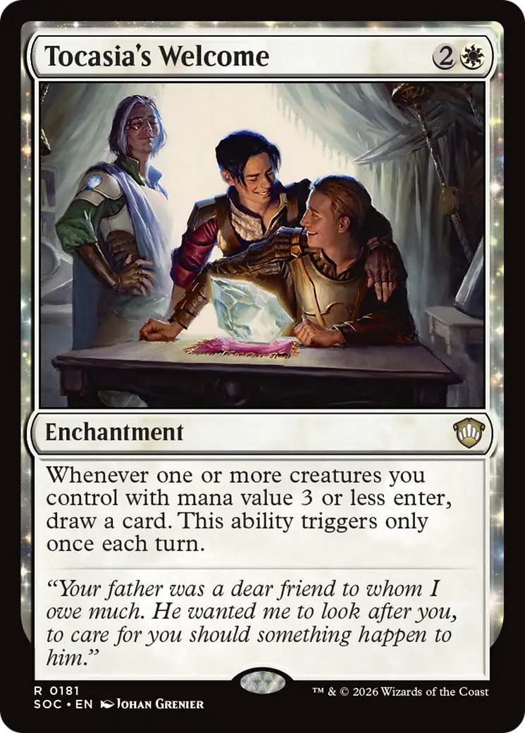 Tocasia's Welcome [Secrets of Strixhaven Commander] MTG Single Magic: The Gathering | Red Claw Gaming