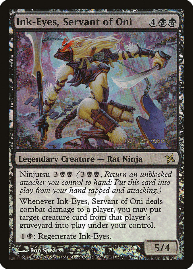 Ink-Eyes, Servant of Oni [Betrayers of Kamigawa Promos] MTG Single Magic: The Gathering | Red Claw Gaming