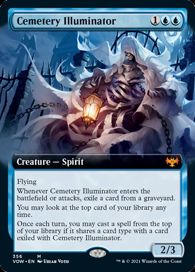 Cemetery Illuminator (Extended Art) [Innistrad: Crimson Vow] MTG Single Magic: The Gathering | Red Claw Gaming